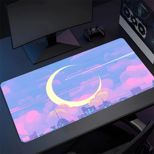 <strong>Pink</strong> Cloud Gaming Mouse Pad Cute Moon Space Mausepad Desk Mat XXL Keyboard Pads Large Carpet Computer Table Mats XXL <strong>Mousepad</strong> - Product Image 6