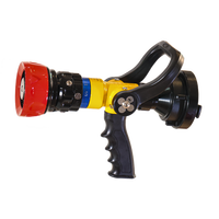 Buse de pulvérisation à jet guidé Machino Volla 4-5-6.5-8L/s, raccord mâle, pour lutte contre l'incendie, débit 0.60 MPa, portée 34.2m