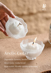 Bougies parfumées BILA en cire végétale mélangée, fabriquées à la main, de qualité supérieure, longue durée (25 heures), écologiques, pour les fêtes - Product Image 2