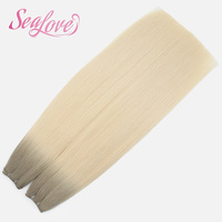 Extensions de cheveux humains Remy à cuticules alignées, qualité supérieure, Genius Weft, vente en gros, extensions de cheveux Genius Weft à double trame