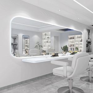 Miroir de coiffeur haut de gamme avec éclairage LED, miroir mural horizontal - Product Image 3