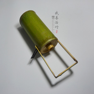 Bamboo Wine Decanter Custom Made Green Simple Style For Wine Serving - Product Image 4