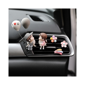 น้ำหอมปรับอากาศแบบคลิปน้ำหอมปรับอากาศสำหรับรถยนต์แบบคู่รักที่ปรับอากาศเครื่องพ่นน้ำหอมคลิปน้ำหอมปรับอากาศสำหรับแต่งกลิ่นรถ - Product Image 1
