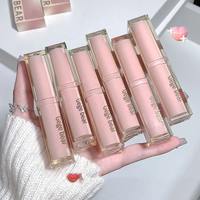 Rouge à lèvres brillant effet miroir, effet repulpant, huile d'avocat hydratante, éclaircissant pour lèvres foncées, teinte pêche estivale, formule bio