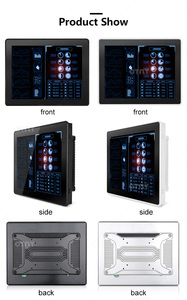 IP65 không thấm nước nhôm 10.4 15 21.5 27 inch Bảng điều chỉnh PC Wall Mount 1080P HD điện trở/cảm ứng điện dung màn hình công nghiệp màn hình - Product Image 3