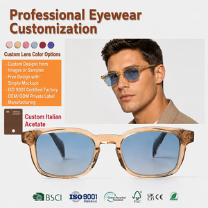 Occhiali da <span class=keywords><strong>sole</strong></span> Vintage di marca di lusso firmati da uomo polarizzati classici occhiali da guida antiriflesso diamantati occhiali da <span class=keywords><strong>sole</strong></span> in acetato - Product Image 1