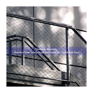 รั้วแผงตาข่ายกันตกสำหรับระเบียงตาข่ายสานแบบธรรมดาใช้ตัดเชือกและเชื่อม - Product Image 4