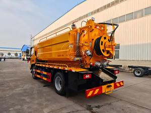 Camion de nettoyage de canalisations FOTON 10m³ avec moteur Cummins 156HP et cabine confortable pour le désagréement des fosses septiques communautaires et des petits réseaux municipaux - Product Image 6