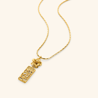 Collier en acier inoxydable, bijoux islamiques tendance, fleurissant dans nos cœurs, nouveau design, personnalisable et en gros