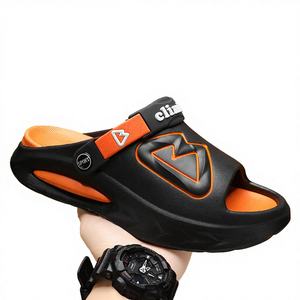 LTOLO Men's Lightweight Summer <b>Slippers</b> Open Toe Waterproof Anti-Odor Casual Beach Shoes EVA Insole One-Piece <b>Home</b> Wear Sandals - Product Image 4