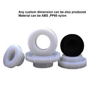 M2 M3 M4 M5 M6 M8 Isolateur d'épaule en plastique noir et blanc, isolant électrique, ABS POM Nylon 6/6, douille, <span class=keywords><strong>rondelle</strong></span> - Product Image 5