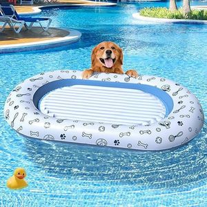 Inflatable Dog Pool PVC Pet Float Summer Water Toy for Dogs Outdoor Use - Product Image 4