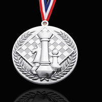 Médaille de sport en métal gravée sur mesure de haute qualité, élégante, pour les courses de course à pied sur courte distance