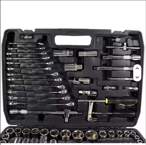 216 Piece Herramientas Auto Repair Spanner Ratchet Wrench Steel Car <b>Tool</b> <b>DIY</b> Automotive Mechanic Home Kit Set CRV-216 Profession - Product Image 5