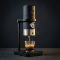 Machine à café portable sans fil mini avec batterie, automatique, pour le bureau, l'extérieur, la maison, la voiture