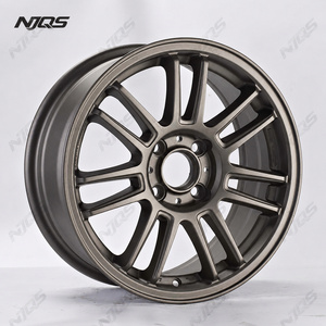 ล้อแม็กซ์ NJQS อะไหล่รถยนต์ ขอบลึก <span class=keywords><strong>15x7</strong></span> 17x8 18x8.5  5 รู 4 รู ขายส่งราคาถูก ล้ออัลลอยด์ลายหลายก้าน สีไฮเปอร์แบล็ค 20 มม. - Product Image 5