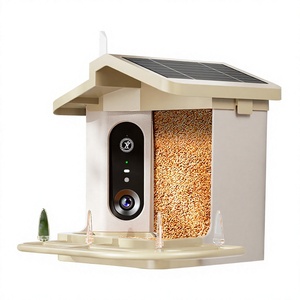 Mangeoire à oiseaux intelligente professionnelle avec caméra HD 4K, alimentation solaire sans fil, identifiant les espèces, détection automatique de la nourriture - Product Image 1