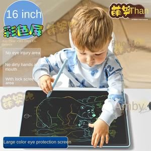 16-Zoll-Schwarz Kinderspiel zeug Zeichnung Graffiti Übungs brett Super-Large LCD Handschrift Zeichenbrett Ein-Klick-Entfernungs plastik - Product Image 5