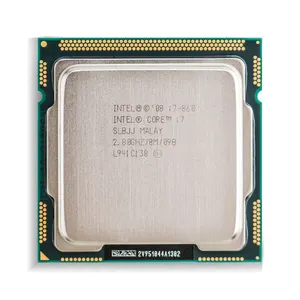 台式机CPU 2.8GHz 45NM 95W LGA 1156 I7-860为intel核心处理器cpu 860S 875 870 880 100% 原始条件良好