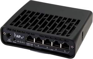 Mikrotik C52iG-5HaxD2HaxD-TC CPE Gigabit Dual Band <b>Wireless</b> Router WiFi6 WPS HAP Home Firewall VoIP VPN WEP QoS US Version - Product Image 2