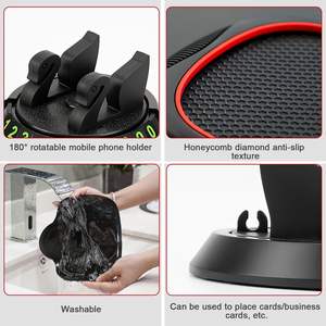 Zhixiao แผ่นยางซิลิโคนกันลื่นอเนกประสงค์สำหรับติดแผงหน้าปัดรถยนต์แผ่นใหญ่พิเศษสำหรับโทรศัพท์กุญแจแกดเจ็ต - Product Image 6