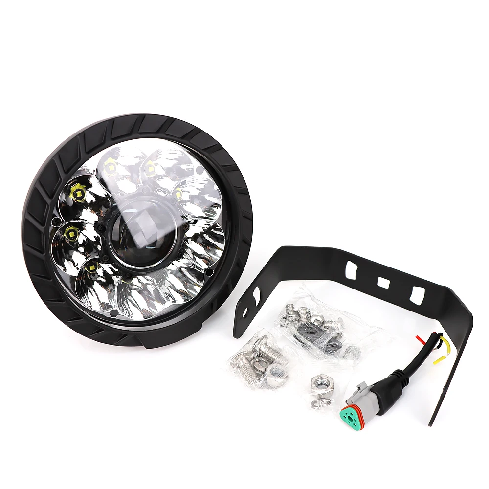 60W 7 Inch Round SPOT DRIVING LED Work Light 6000K for OFF ROAD UTE 12V 24V 4x4 4WD BOAT SUV TRUCK Auto Light