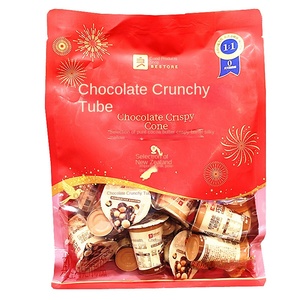 [Alrededor de 28] Tubo de <span class=keywords><strong>Chocolate</strong></span> Rojo Sólido Crujiente 280g Almacenamiento a Temperatura Ambiente Regalo para Año Nuevo, Navidad, San Valentín - Product Image 5