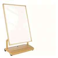 Boîtes lumineuses publicitaires ultra-minces à double face, autoportantes, en forme de A, avec éclairage LED