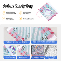 Sac de bonbons imprimé créatif Ins Anime Kpop cadeau d'événement personnalisé Shaker pendentif pochette zippée porte-clés en PVC porte-carte de crédit