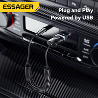 Adaptateur audio auxiliaire 3,5 mm Essager EB01-3, câble sans fil, USB, Bluetooth 5.0, émetteur-récepteur audio