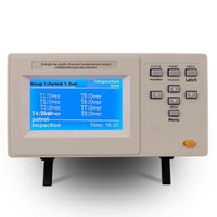 Système d'acquisition de données de testeur de température multipoint à 8 canaux JK-8A avec écran LCD, interface USB, OEM/ODM, en plastique, indice de protection IP43