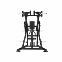 Máquina de Gimnasio Comercial de Doble Función para Entrenamiento de Fuerza, con Carga de Placas, Iso Lateral, para Pecho y Espalda