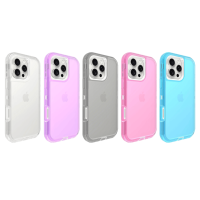Étui de téléphone transparent durable 3 en 1, coque rigide pour iPhone 16 15 14 13 12 11 Pro Max