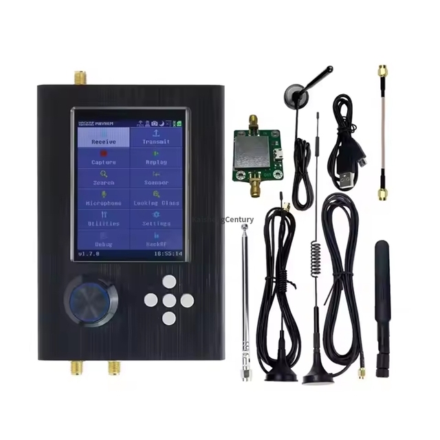 Hackrf One 1MHz-6GHz Portapack H2 Hackrf One SDR Radio Receiver Platform V1.9.1 PoataPack H2 Software Defined Radio Assembled