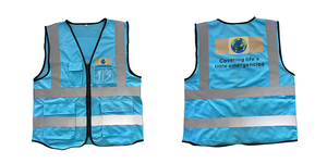 ออกแบบเสื้อกั๊กสะท้อนแสงสำหรับงานจราจรแบบกำหนดเอง สีเขียว ปลอดภัย มีฉนวนกันความร้อน มองเห็นได้ชัดเจน พร้อมโลโก้ - Product Image 3