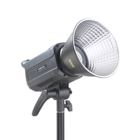 Lampe de travail COB professionnelle VISICO 200W pour studio, température de couleur réglable 6500K/2700K, contrôle 2.4G + APP, mini portable