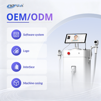Machine d'épilation au laser à diode OEM ODM 755 808 1064 nm à 3 longueurs d'onde avec tailles de spot interchangeables