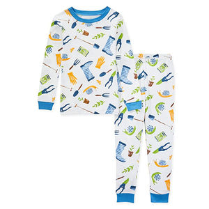 Set di pigiami estivi per bambini pigiami caldi per i ragazzi che ispessiscono gli indumenti da notte delle ragazze biancheria intima termica del bambino - Product Image 1