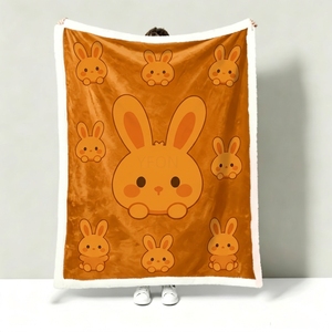 Couverture personnalisée imprimée sur mesure avec nom, <span class=keywords><strong>texte</strong></span>, design artistique, faite à la main, pour chambre à coucher, salon, cadeau unique - Product Image 2
