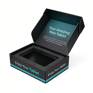 Caja de Envío para Tablets y Electrónica 3C, Cajas de Embalaje para Comercio Electrónico, Opción de Cartón Corrugado Tipo B y E, Autoblocante, Fabricante OEM Personalizado - Product Image 1