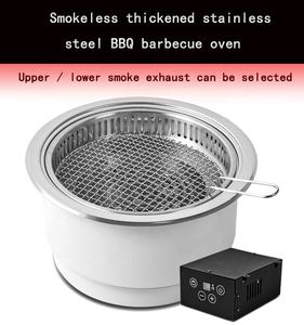 Yawei 390 دخان شواء شواء الفولاذ المقاوم للصدأ الشواء فرن لأغراض تجارية - Product Image 3