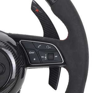 <span class=keywords><strong>Volante</strong></span> Deportivo <span class=keywords><strong>S</strong></span> <span class=keywords><strong>Line</strong></span> en Alcántara y Fibra de Carbono con LED para <span class=keywords><strong>Audi</strong></span> A3 <span class=keywords><strong>A4</strong></span> A5 A6 <span class=keywords><strong>B7</strong></span> 8V B9 S3 S4 S5 RS3 RS4 RS5 RS6 RS7 C7 C8 Q5 Q7 - Product Image 4