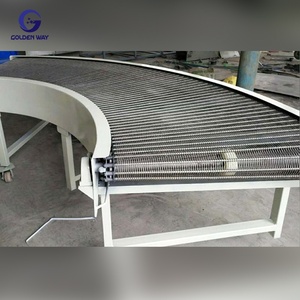 Küçük Güçlü Paslanmaz Çelik/PVC Konveyör Bant Sistemi - Eğimli Bantlı Konveyör Makinesi, Gıda/İmparatorluk Ürünleri için Ağır Hizmet Tipi Konveyörler - Product Image 5