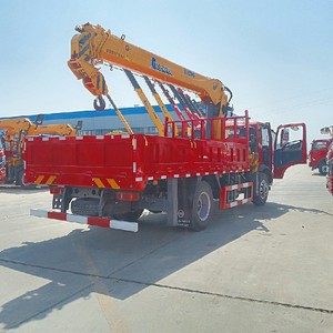 รถบรรทุกติดเครน Dongfeng 4x2 ขนาด 8 ตัน พร้อมเครนไฮดรอลิกแบบแขนตรง จำหน่ายโดยโรงงาน - Product Image 4