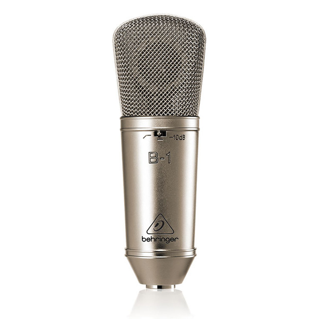 Behringers B-1 Gold Plated Large Diaphragm Condenser Microphone Capacitor Professional Recording Microphone