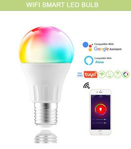 Antorcha de aluminio + Pc Rgbw Compatible E27 7W 9W 12W la luz de Led Wifi bombilla inteligente con <span class=keywords><strong>Alexa.</strong></span> - Product Image 4