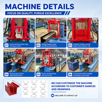 Machine de formage à rouleaux pour gouttières et descentes de pluie, haute vitesse, fabrication chinoise