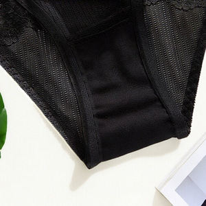 Explosive transparente, dünne Mesh-Höschen mit niedriger Taille, ausgehöhlt - Product Image 5