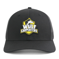 Gorra Trucker Estructurada Lisa al por Mayor HN11 Estilo 112 con Malla Transpirable 100% Algodón, Logotipo Personalizado con Parche de PVC, Uso Diario al Aire Libre