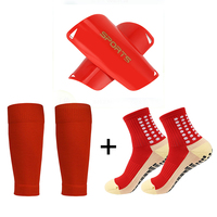 Ensemble de protège-tibias tricotés, chaussettes de football élastiques antidérapantes, manchons de compression pour les jambes, logo haute performance pour la positionnement corporel